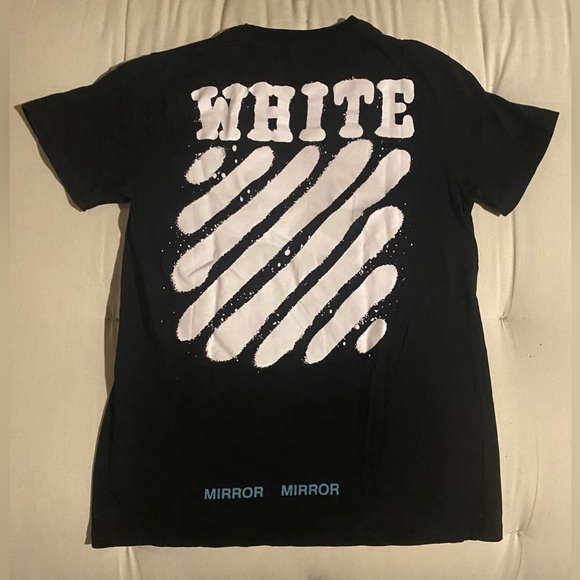 Off White Virgil Abloh 2013 Spray Diagonals T Shirt Sz XS - Picture 2 of 5
